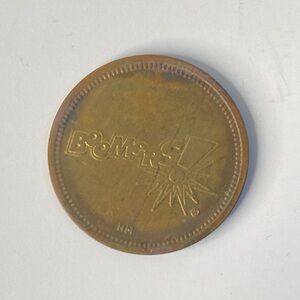 Boomers! Arcade / Family Fun Center Brass Token